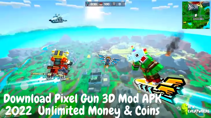 Pixel Gun 3D Mod APK 2022 Unlimited Money & Coins